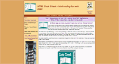 Desktop Screenshot of htmlcodecheck.info