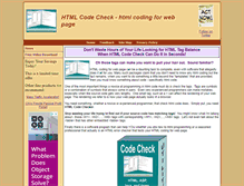 Tablet Screenshot of htmlcodecheck.info